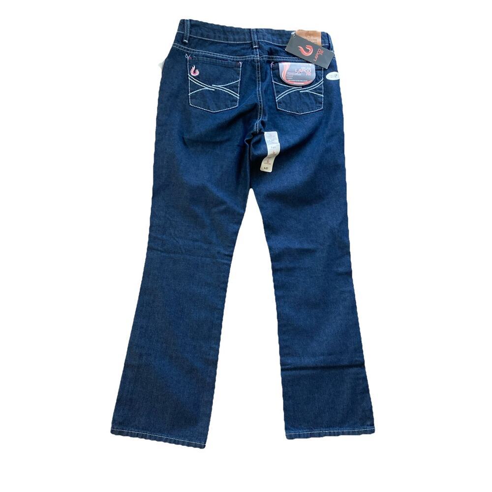 LAPCO FR Modern Fit Jeans Women's 6 ST NEW Dark Wash‎ Denim Work 30x30